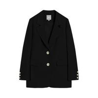 DUIBAI 对白 女士小西装 BDX014G 静谧黑 XL