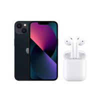 Apple 苹果 iPhone 13系列 A2634 5G手机 128GB 午夜色 AirPods套装