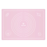  双枪 SUNCHA DD45000 揉面垫 50*40*0.15cm 粉色