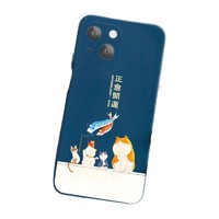 iMobile iPhone 13 硅胶手机壳 招钱财 宝石蓝