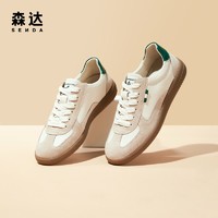 SENDA 森达 2022春季新款商场同款韩版时尚休闲户外女板鞋3AD01AM2
