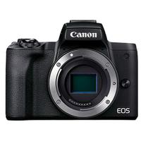 Canon 佳能 EOS M50 Mark II APS-C画幅 微单相机 黑色 单机身