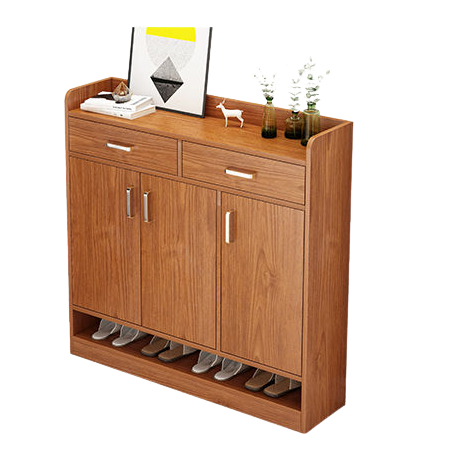 zhonghao 众豪 简易抽屉式鞋柜 樱桃木色 90cm