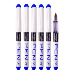 Snowhite 白雪 钢笔 FP10 蓝色 EF尖 6支装