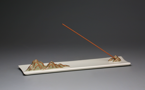 8cm 禅意香座香道 创意陶瓷卧香炉