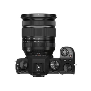 FUJIFILM 富士 X-S10 APS-C画幅 微单相机 黑色 XF 16-80mm F4 R OIS WR 变焦镜头 单头套机+多功能三角架+SD存储卡 32GB