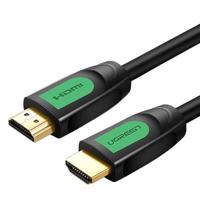 UGREEN 绿联 HD101 HDMI1.4 视频线缆 5m 绿黑头 圆线