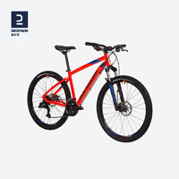 迪卡侬山地车自行车27.5英寸ST520单盘530学生成人女男RR ST520橙色 M 24速-27.5英寸