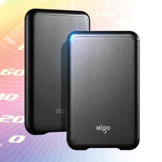 aigo 爱国者 S7 USB 3.1 Gen2 移动固态硬盘 Type-C 1TB 太空灰