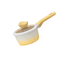 BESCO 倍思勒 糖果系列 奶锅(18cm、1.7L、铝合金、菠萝味)