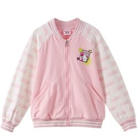 Hello Kitty 凯蒂猫 K253032 女童外套 奶油粉色 120cm