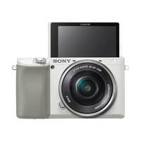 SONY 索尼 Alpha 6100 APS-C画幅 微单相机 白色 E PZ 16-50mm F3.5 OSS 变焦镜头 单头套机