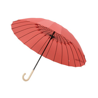 MaBu 24骨二折晴雨伞 胭脂红