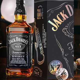 JACK DANIEL‘S 杰克丹尼 美国田纳西州 单一麦芽威士忌 40%vol 500ml 礼盒装