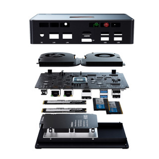 Beelink 零刻 GTR5 (5900HX ) 商用 游戏 迷你电脑主机 轻薄 NUC ITX主机 GTR5 5900HX/32G/500G