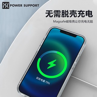 PowerSupport苹果13日本手机壳magsafe磁吸iPhone13promax防摔保护套 iPhone 13 Pro Max