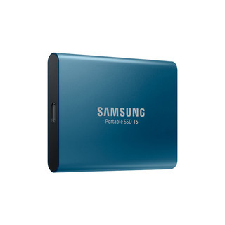 SAMSUNG 三星 T5 USB 3.1 移动固态硬盘 Type-C 2TB 珊瑚蓝