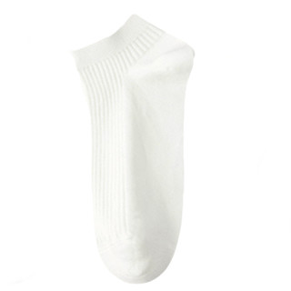 J-BOX 男士短筒袜套装 YX08191 春夏款 5双装 白色