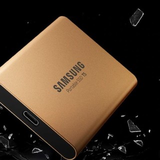 SAMSUNG 三星 T5 USB 3.1 移动固态硬盘 Type-C 500GB 玫瑰金
