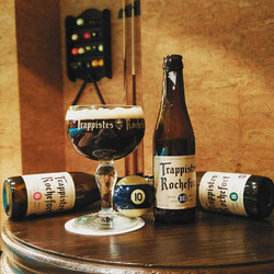 Trappistes Rochefort 罗斯福 比利时进口 修道院精酿啤酒 修道士烈性白啤酒 送礼自饮 8号330ml*24瓶整箱装