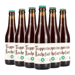 Trappistes Rochefort 罗斯福 8号 修道士四料啤酒 330ml*6瓶 比利时进口