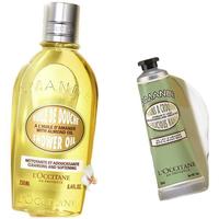 L'OCCITANE 欧舒丹 甜扁桃紧致身体护理套装 (沐浴油250ml+润手霜30ml)