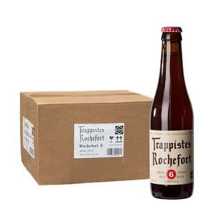 比利时Rochefort/罗斯福修道士啤酒6号330mlx12小麦精酿 1件装