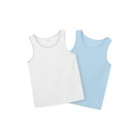 balabala 巴拉巴拉 208922169102-00428 男童纯棉背心 2件装 灰蓝色调 160cm