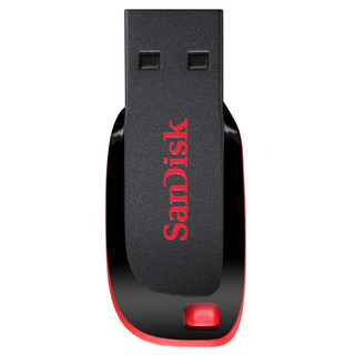 SanDisk 闪迪 SDCZ50-016G-Z35 USB 2.0 U盘 黑色 16GB USB-A