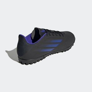 adidas 阿迪达斯 X SPEEDFLOW.4 TF 男子足球鞋 FY3333 黑/蓝 42.5