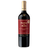 红魔鬼（Casillero del Diablo） 特选珍藏干红葡萄酒 智利原瓶原装进口红酒 梅洛红葡萄酒 750ml单支装