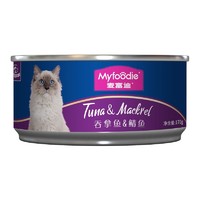 Myfoodie 麦富迪 猫罐头 宠物猫咪零食猫湿粮罐头 吞拿鱼鲭鱼味 170g*24