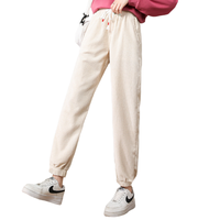 JEANSWEST 真维斯 女士休闲束脚长裤 EY-13-251927-009FF 米白色 L