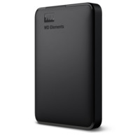 Western Digital 西部数据 Elements 新元素系列 2.5英寸Micro-B便携移动机械硬盘 500GB USB3.0 黑色 WDBUZG5000A