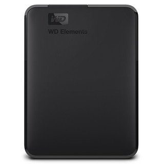 Western Digital 西部数据 Elements 新元素系列 2.5英寸Micro-B便携移动机械硬盘 4TB USB3.0 黑色 WDBU6Y0040B