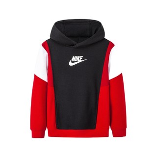 NIKE 耐克 NY2112011PS-001 男童套头连帽卫衣 学院红 110(5)cm