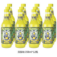  华洋 低糖0脂肪 凤梨味汽水  凤梨味358ml*12瓶 箱装