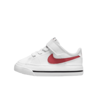 NIKE 耐克 COURT LEGACY(TDV) 儿童休闲运动鞋 DA5382-105 白/红/黑 23.5码