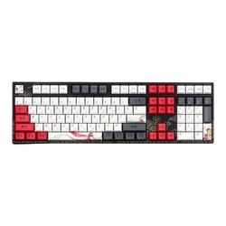 VARMILO 阿米洛 中国娘系列 阿米洛静电容V2机械键盘 PBT键帽 花旦娘MA108键礼盒版 静电容V2玫瑰红轴