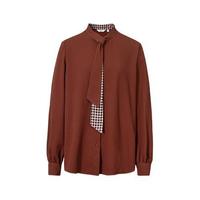eifini 伊芙丽 女士长袖衬衫 1BA221961 红色 M
