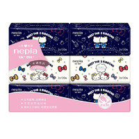 nepia 妮飘 HelloKitty凯蒂联名款 抽纸 3层130抽24包（152mm*190mm）