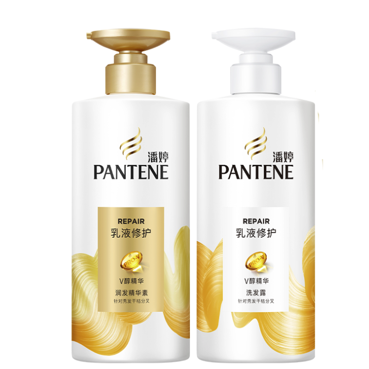 PANTENE 潘婷 乳液修护洗护套装 (洗发露+润发精华素)