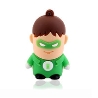 明澈 卡通系列 USB 2.0 U盘 绿灯侠 16GB USB-A