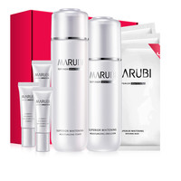 MARUBI 丸美 至臻美白护肤套装 (保湿水125ml+保湿乳90g+至臻美白修护面膜3片+水光精华液5ml*3)