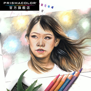 Prismacolor培斯玛旗舰店人像皮肤彩铅24色套装成人学生专业彩铅美术绘画画笔套装美国三福霹雳马