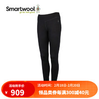 Smartwool 女士美利奴250系列 防寒保暖羊毛长裤 功能内衣8809 黑色 S（欧码偏大）