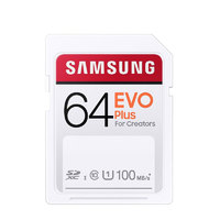 SAMSUNG 三星 EVO Plus系列 MB-SC64H/CN SD存储卡 64GB（UHS-I、U1）