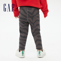 女童虎纹弹力运动裤