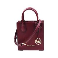 MICHAEL KORS 迈克·科尔斯 女士牛皮手提包 35S1GM9T0L 酒红色 迷你