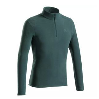 DECATHLON 迪卡侬 MH100 Fleece 男子抓绒衣 965177 墨绿色 L